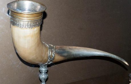 Trinkhorn-aus-Rinderhorn