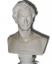 Als preußischer Hofmann hatte Wilhelm Malte zu Putbus einen Nebenwohnsitz in Berlin. Er wohnte in den 1820er Jahren in der Wilhelmstr. 73, nur zwei Häuser entfernt von dem Bildhauer Ludwig Wilhelm Wichmann. Bei seinem Nachbarn gab der Fürst eine Porträtbüste in Auftrag