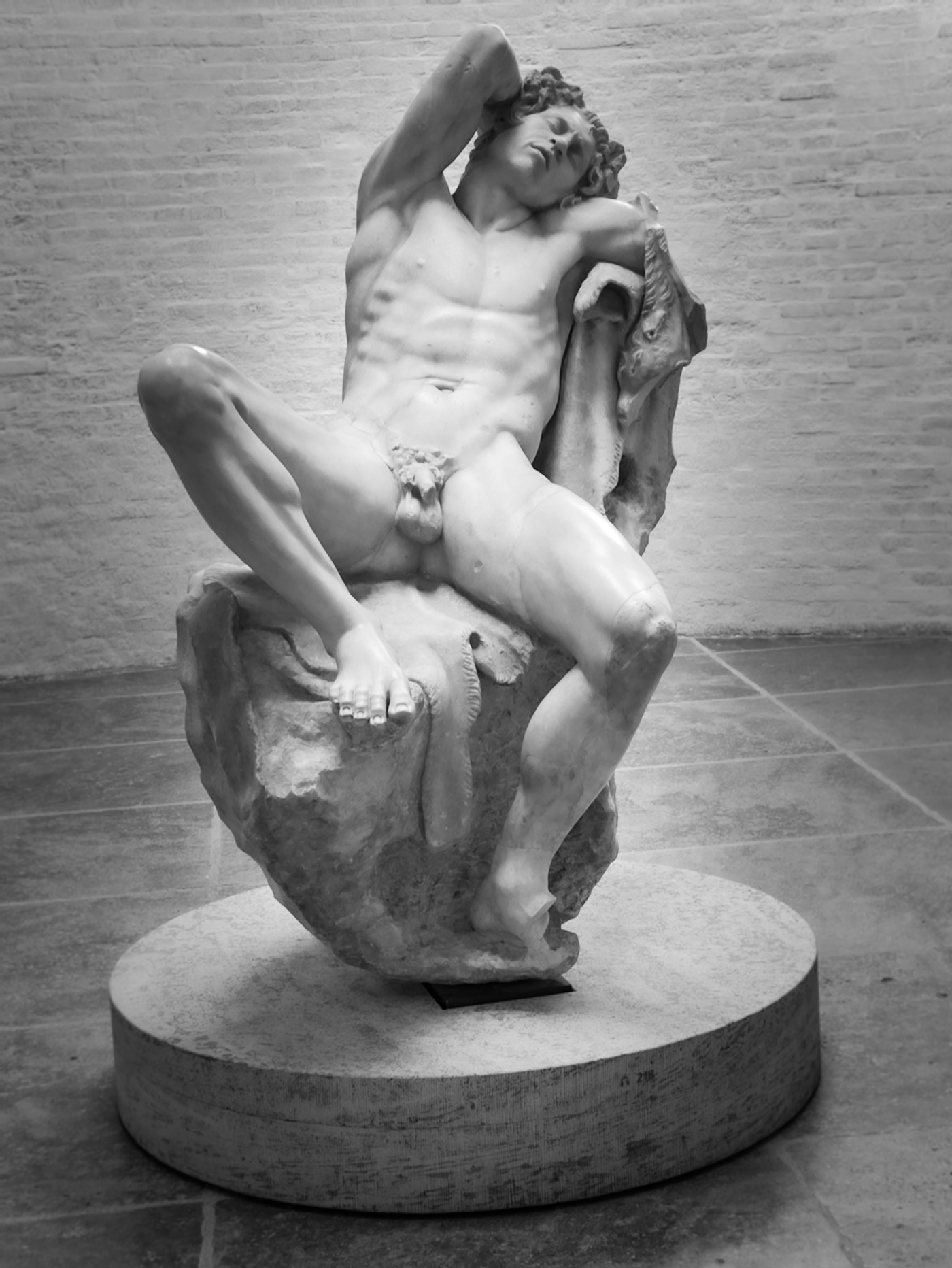Barberinischen Faun - Marmorstatue eines trunkenen Satyrs, um 220 v. Chr.